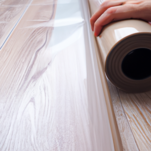 Furniture floor protective film for vinyl flooring made by Chinese company,