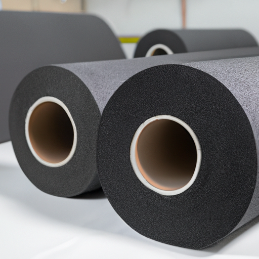 Self-adhesive black felt roll China factory production wholesale, white felt pad roll for floor China factory production,