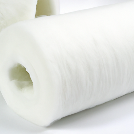 Chinese manufacturer of wool viscose blended felt bonded white felt roll,