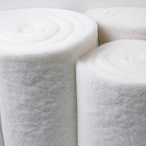 Chinese manufacturer of wool viscose blended felt bonded white felt roll,