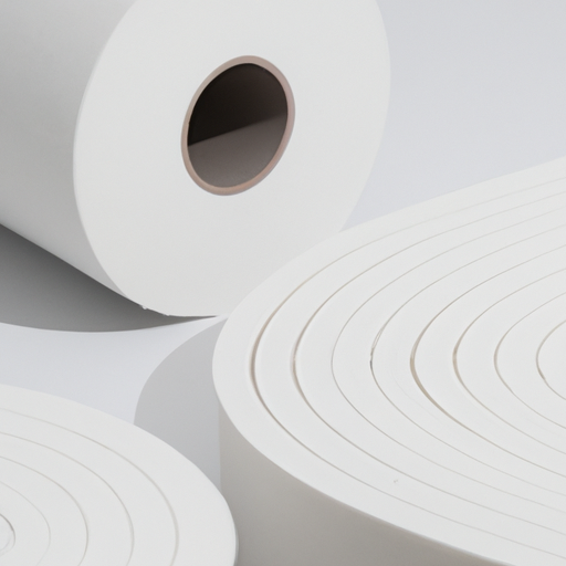 Russell adhesive floor protection felt roll pad, white adhesive felt roll produced by the Chinese factory,