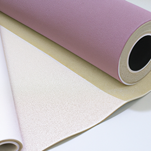 Reusable floor protection vinyl single sided adhesive felt roll made in Chinese factory,