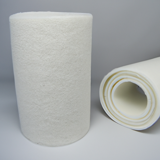 Pet felt products, needle punched white felt rolls, manufactured in Chinese factories,