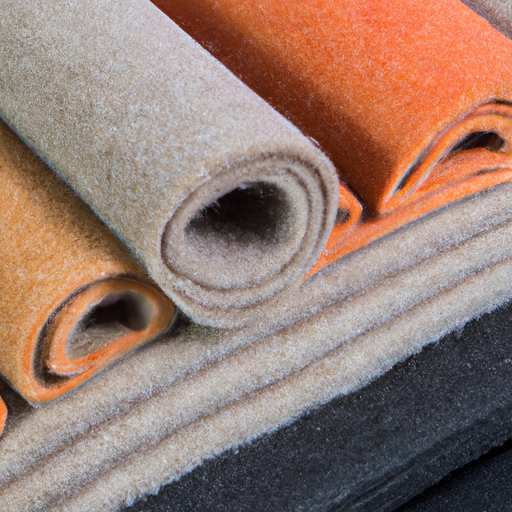 The best wool felt blend fabric in China, self-adhesive felt roll, kitchen cabinet,