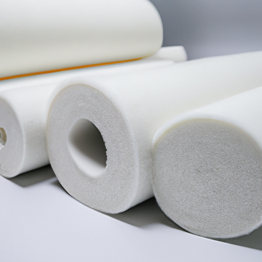 Self adhesive white felt, vinyl wool polyester blended felt roll, manufactured in a Chinese factory,