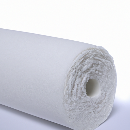 The best OEM factory in China for pet felt rolls made of white polyester knitted fabric,