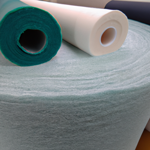 Polyester felt suppliers process very thin felt rolls in Chinese factories,