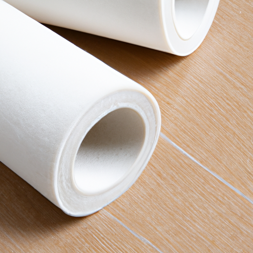 White felt roll with adhesive backing for floor coverings from Chinese suppliers,