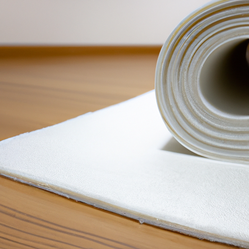 Chinese manufacturer of white self-adhesive felt rolls for furniture on hardwood floors,