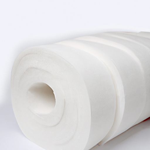 Chinese manufacturer of polyester reinforced shed felt self-adhesive white felt roll,