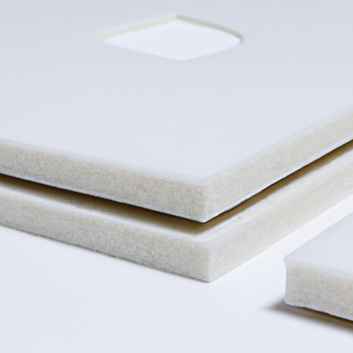 White self-adhesive felt floor tiles made in Chinese factories,