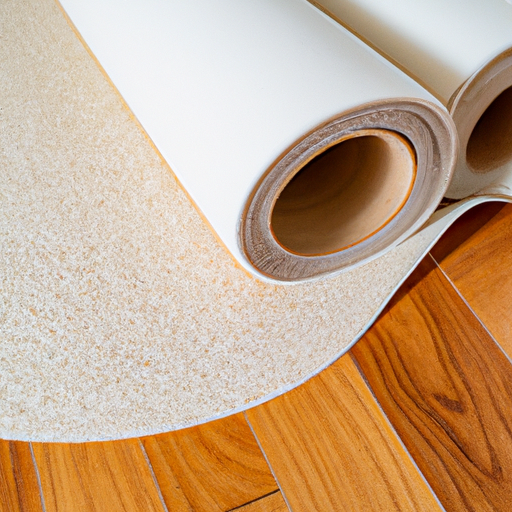 The best protection for hardwood flooring during construction is the white self-adhesive felt roll pad made by a Chinese manufacturer,