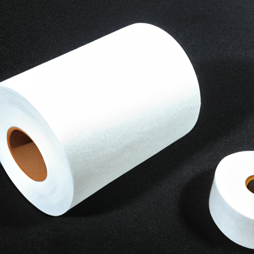 White felt rubber roll, shiny adhesive backing felt roll, a high-quality factory in China,