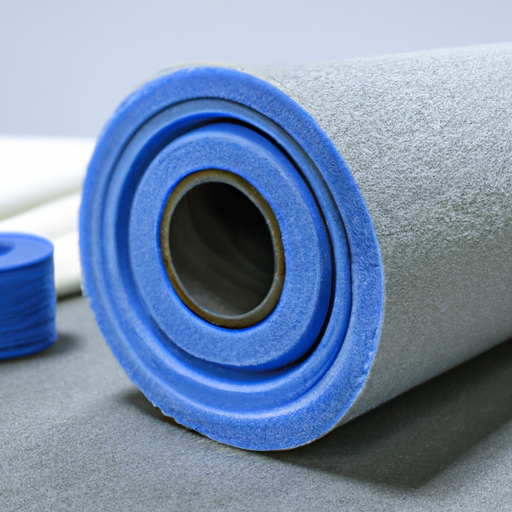 Chinese high-quality manufacturer of needled polyester felt roll for building floor protection materials,