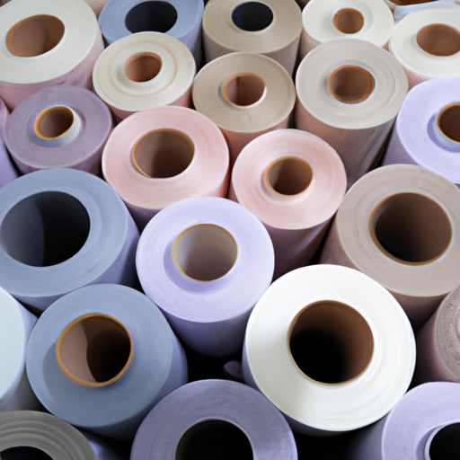 Acrylic coated cotton velvet felt roll adhesive felt roll is processed by a Chinese factory,