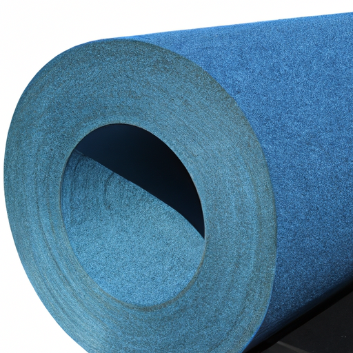 The blue adhesive felt roll of petroleum asphalt roofing felt is manufactured by the best factory in China,