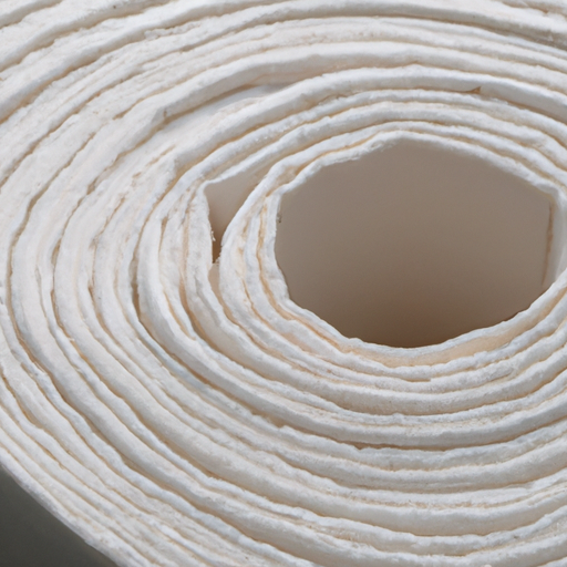 Industrial wool back felt roll knitted white felt paint cover China supplier