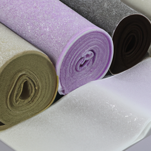 Chinese supplier of self adhesive felt fabric rolls made of elastic polyester material,