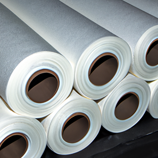 Vinyl coated polyester fabric adhesive backed felt rolls classified by code in Chinese factories,