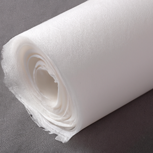 Adhesive material coated cotton cloth, white wool felt roll, a low-cost manufacturer in China,