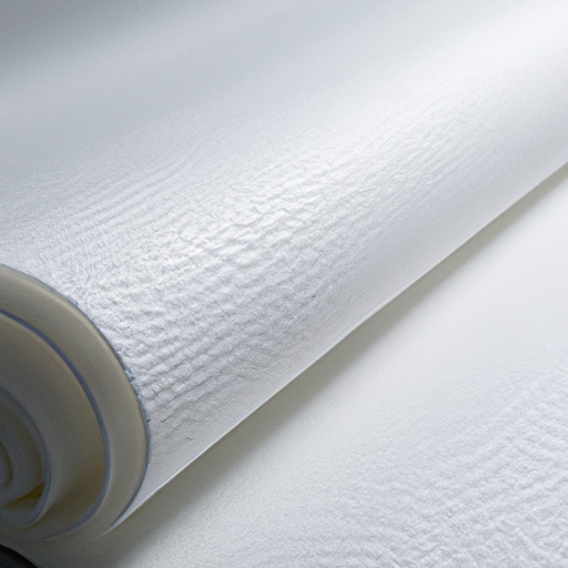 White Opaque Mylar Wool Felt Fabric Roll Best Factory China,