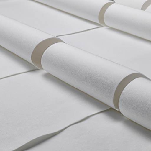 High quality Chinese manufacturer of white felt, self-adhesive and flashing felt roll, made of polymer fabric material,