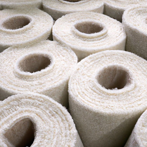 Absorbent Wool Coated Felt Rolls With Adhesive Backing China Factory,