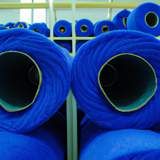 Blue coating for quick protection of wool felt rolls China high quality factory