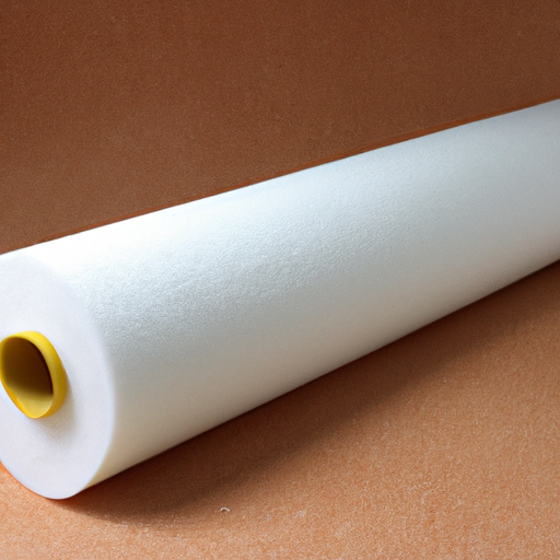 White needle felt roll with PE film for cork floor China good factory