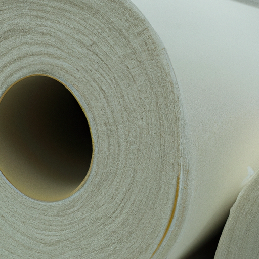 White protection felt roll for OEM production back side China factory cheap