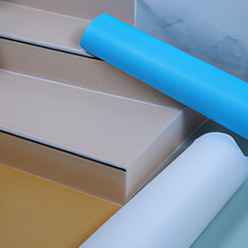 Stair protection felt roll adhesive backing, floor tile protection film China high quality factory