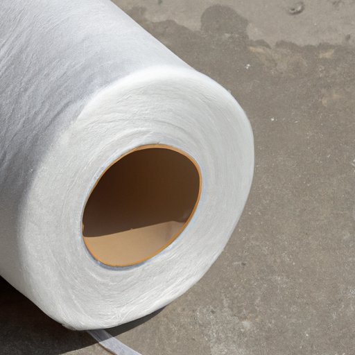 White adhesive felt roll made in China for building protection next to concrete