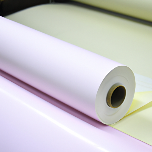 Polyester Nonwoven Sublimation White Adhesive Fabric Roll By Laminating Machine High Quality Factory In China