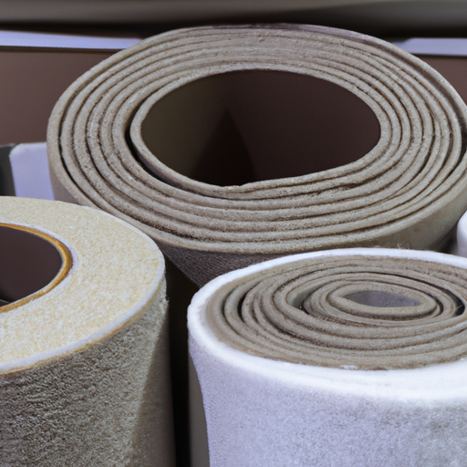 Laminate flooring roll felt with adhesive backing China quality factory