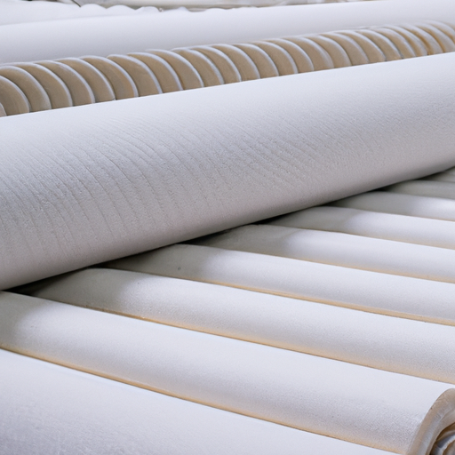 China high quality factory made white adhesive tile backing roll covering tiles,