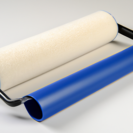 Felt roller with rubber roller cover, non-debonding floor tile protection inverted felt roll China manufacturer