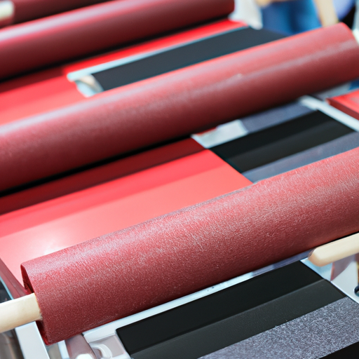 Self-adhesive laminating roller for decorative fabric custom protective felt rolls quality factory