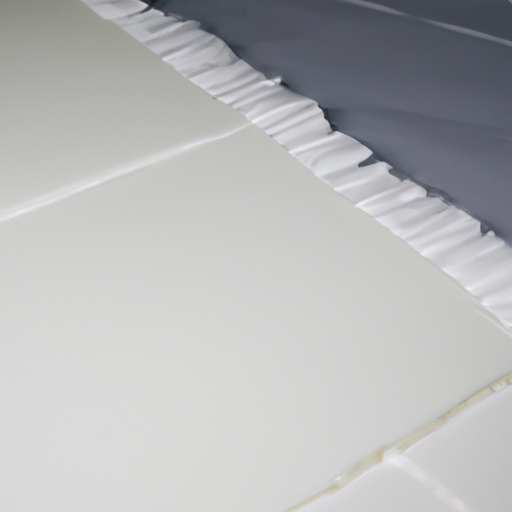 China factory manufacturing white back painter's felt adhesive flooring with PE coating on the back,