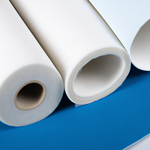 Environmentally friendly white and blue protective felt rolls to remove water, high-efficiency white adhesive felt pad supplier