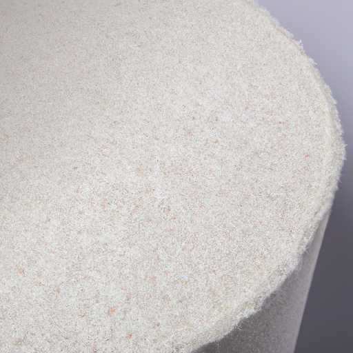 White spray laminated wool felt roll with adhesive made by high-end manufacturer