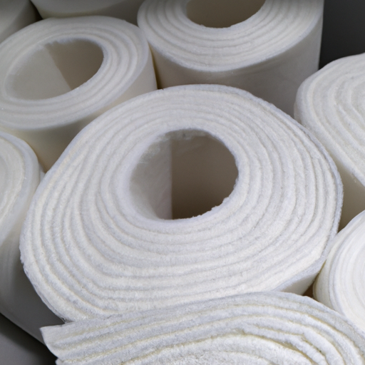 White Protective Adhesive Coated Wool Felt Roll Made of Plastic Best Factory