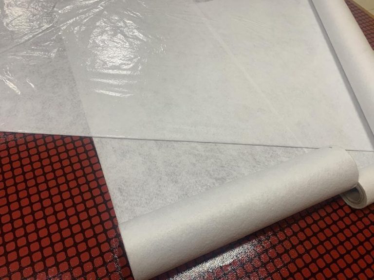 Laminated wool felt stick, rigid polyester felt sheet cheap in China