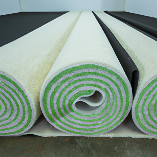 China factory manufacture felt floor protector rolls, sticky back felt wool China felt products manufacturing company,