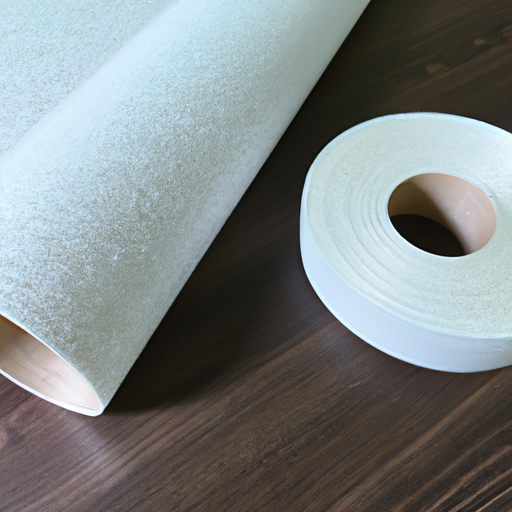 Rigid White Felt Adhesive Polyester Felt Roll China Supplier, Wood Floor Protective Film Polyester Felt Roll China Good Manufacturer,