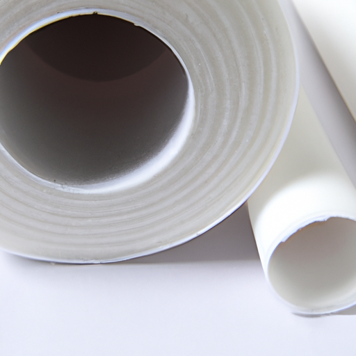 Adhesive polyester felt roll made in China factory, white felt stick felt roll high quality manufacturer in China,