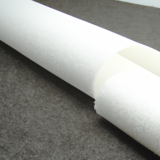 Polyester Fabric White Felt Pad Roll China Best Manufacturer, Felt Floor Protector Protect Furniture Stairs,